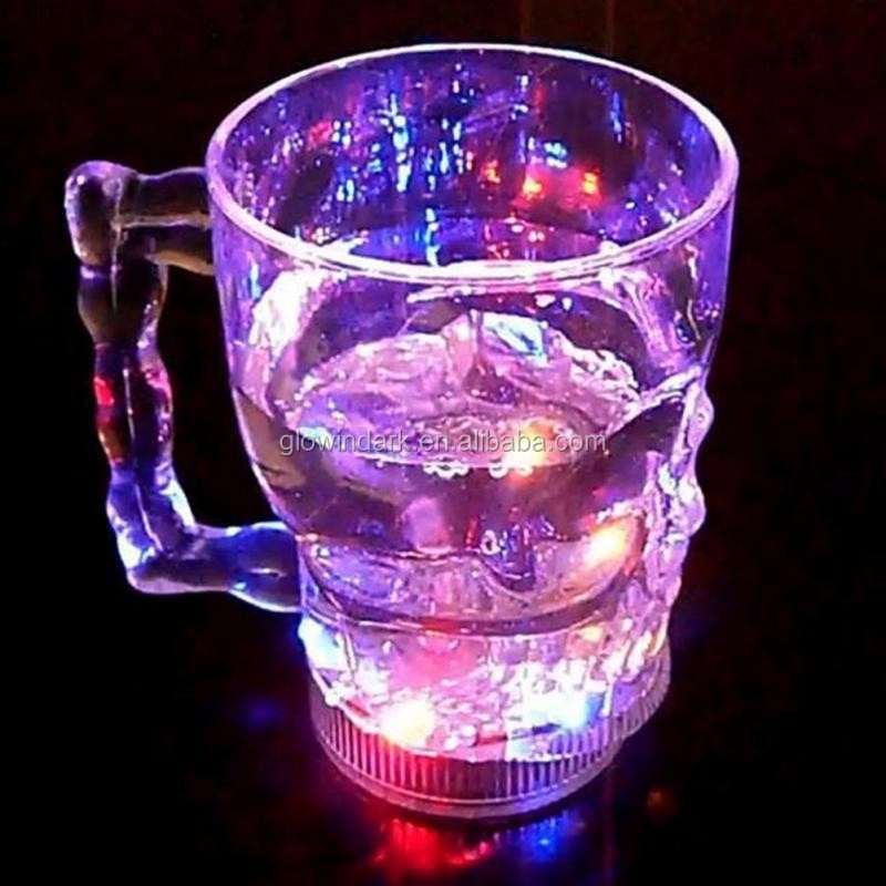 Fashion Crystal Skull Plastic Cup Large Skull Shot Glass/beer Mug