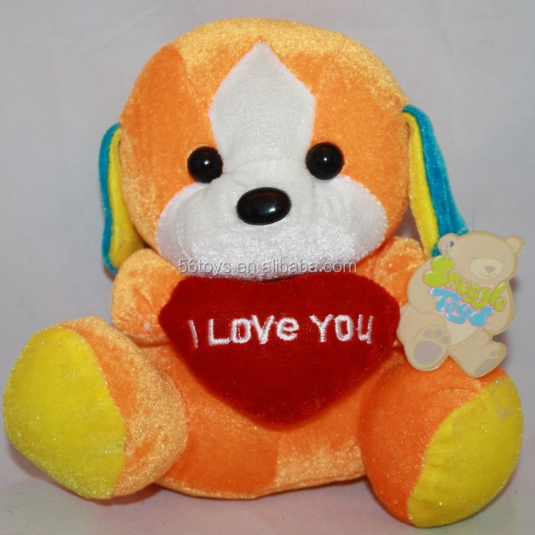 beating heart plush toy for puppies