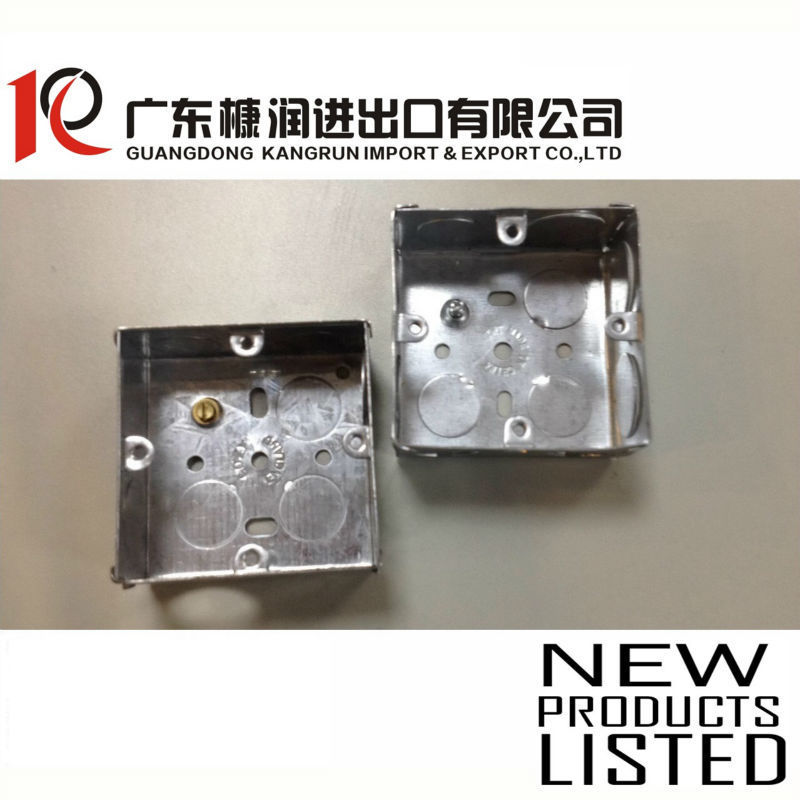 3x3 Iron Electrical Junction Box Metal Electric Switch Outlet Gi Box