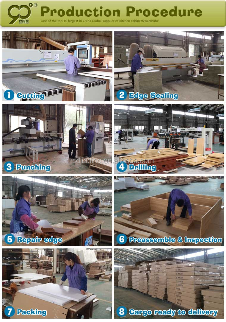 13 years' Australia project experience manufacturer modern dark chocolate melamine kitchen cabinet