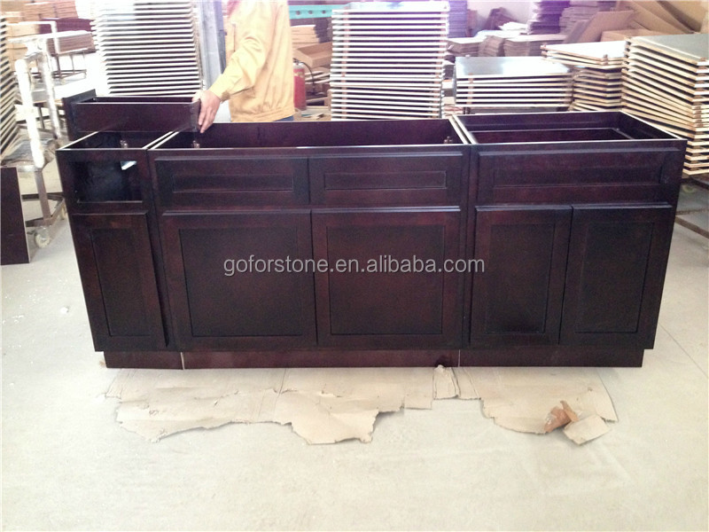 Popular estilo mueble cocina puertas de vidrio esmerilado cocinas ...