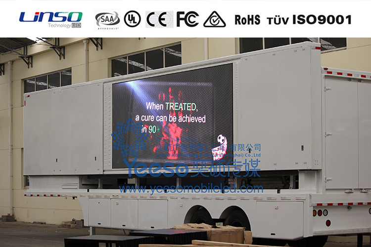 上海携帯ステージトレーラー、屋外広告ステージ車両でデジタルledスクリーン、ledステージ車両用販売仕入れ・メーカー・工場