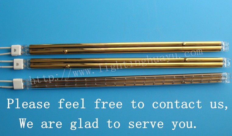 gold reflector infrared twin tube