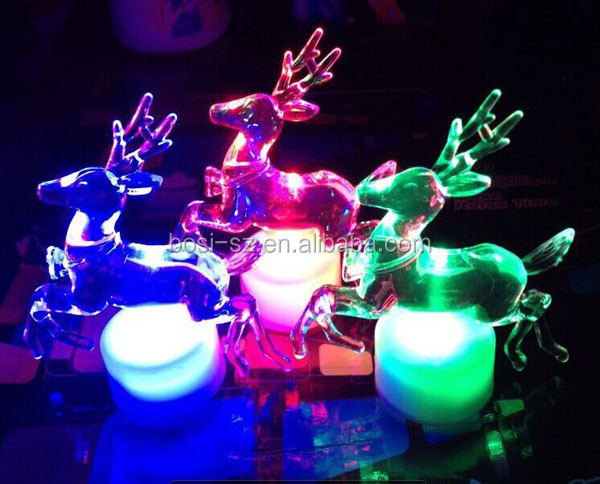 新しいプロモーション2015ledの点滅キャンドルライトクリスマスオーナメント仕入れ・メーカー・工場
