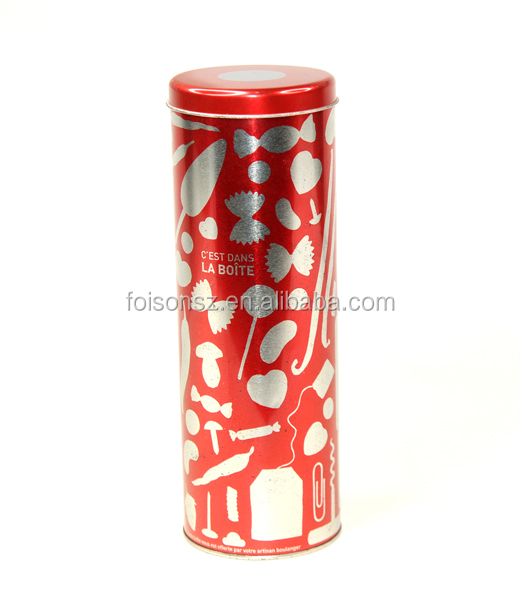 red wine tin tube round tin tube packaging