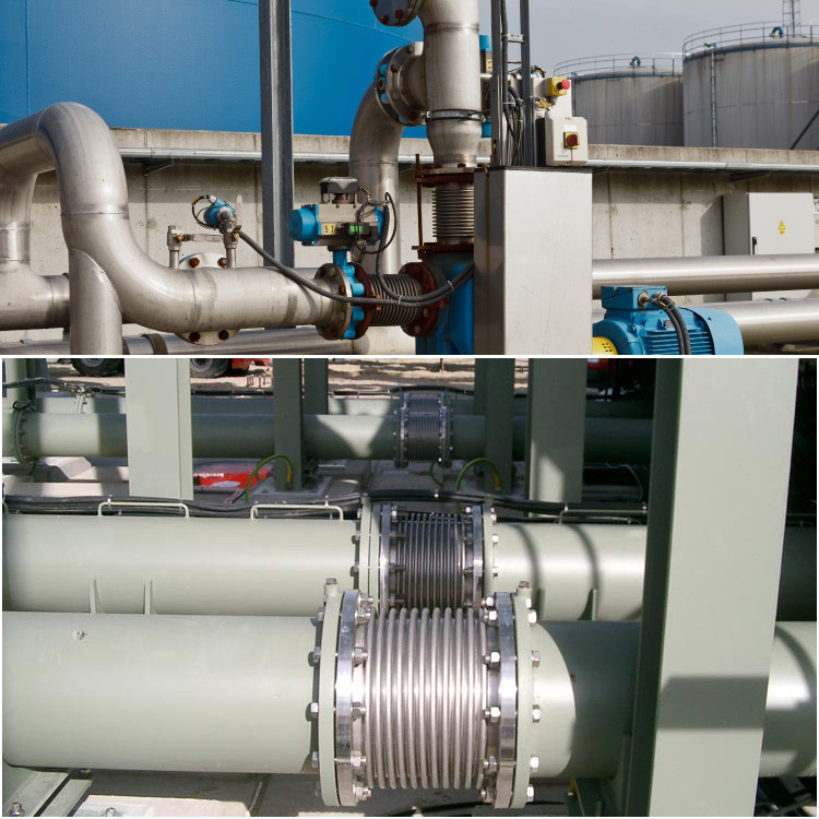 Axial Movements Reinforcement Stainless Steel Bellows Expansion Joint