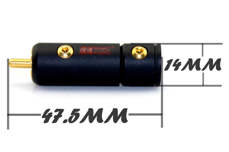 ハイエンドyangＹＡＮＧ24k金メッキrcaケーブルコネクタ仕入れ・メーカー・工場