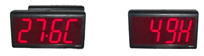 赤色led表示ソフトウェアで制御温度と湿度センサー、 デジタル時計問屋・仕入れ・卸・卸売り