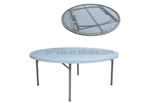 プラスチック折り畳み式の円形のダイニングテーブル1.8メートル/宴会テーブル問屋・仕入れ・卸・卸売り
