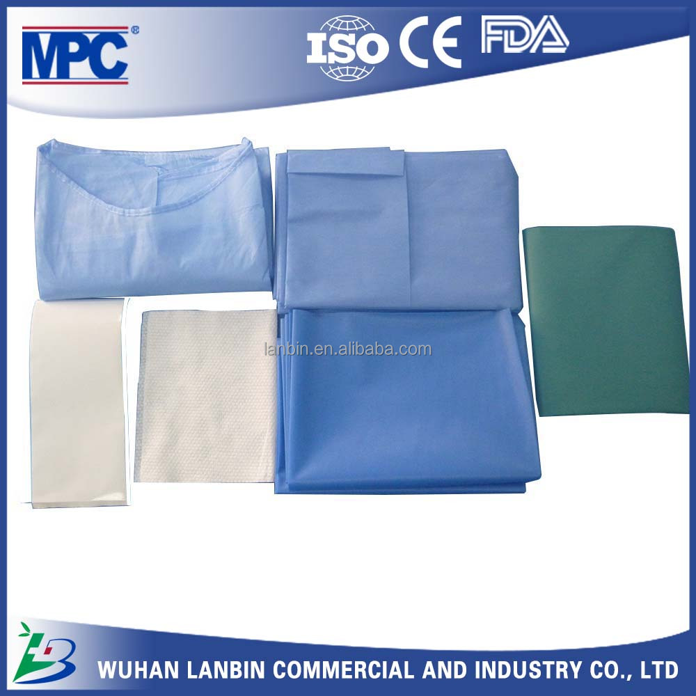 small non woven sterile procedure drape with small hand towel