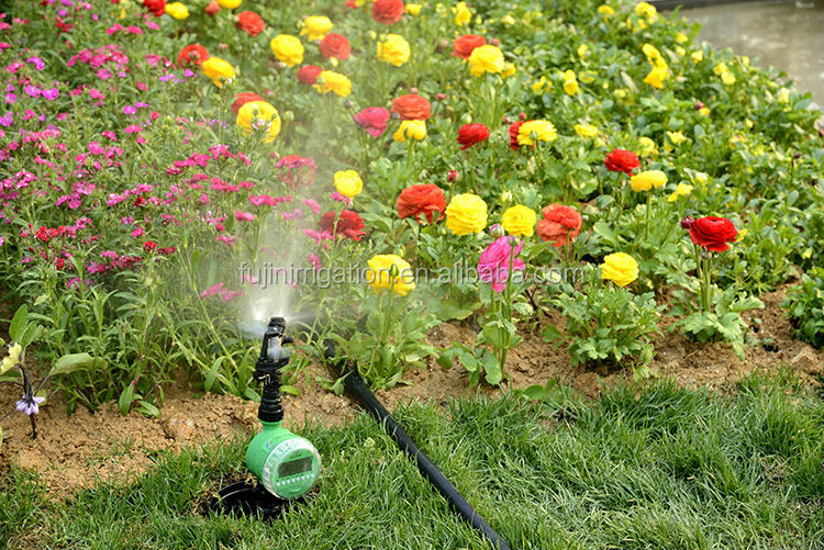 点滴灌漑スプリンクラーの水との完全なカップリングバルブタイマーqucik庭の灌漑システム仕入れ・メーカー・工場