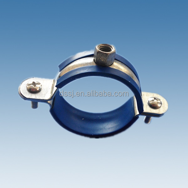 High Quality Ss304 Hanging Clamp For Pipe Fitting With Rubber Lined