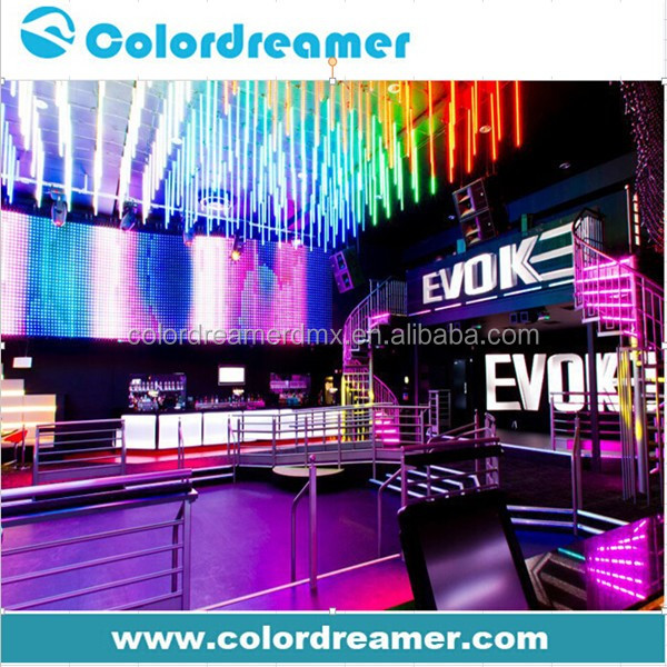 クラブmadrix音楽制御360度ピクセルrgb流星ビデオdmx 3d ledチューブ仕入れ・メーカー・工場
