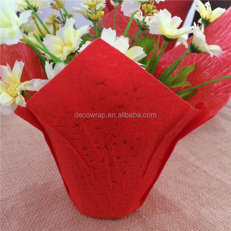 Flowerpot Decorative Flower Pot Cover Nonwoven Fabric Pot Cover Plant