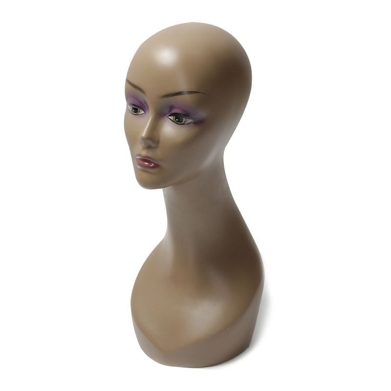 alibabaの2015熱い販売プラスチックかつら女性白い色マネキンヘッドディスプレイモデル仕入れ・メーカー・工場