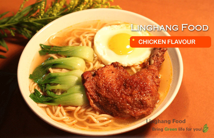 2014 Newest Lodestar Chicken Flavor Instant Noodles 90g