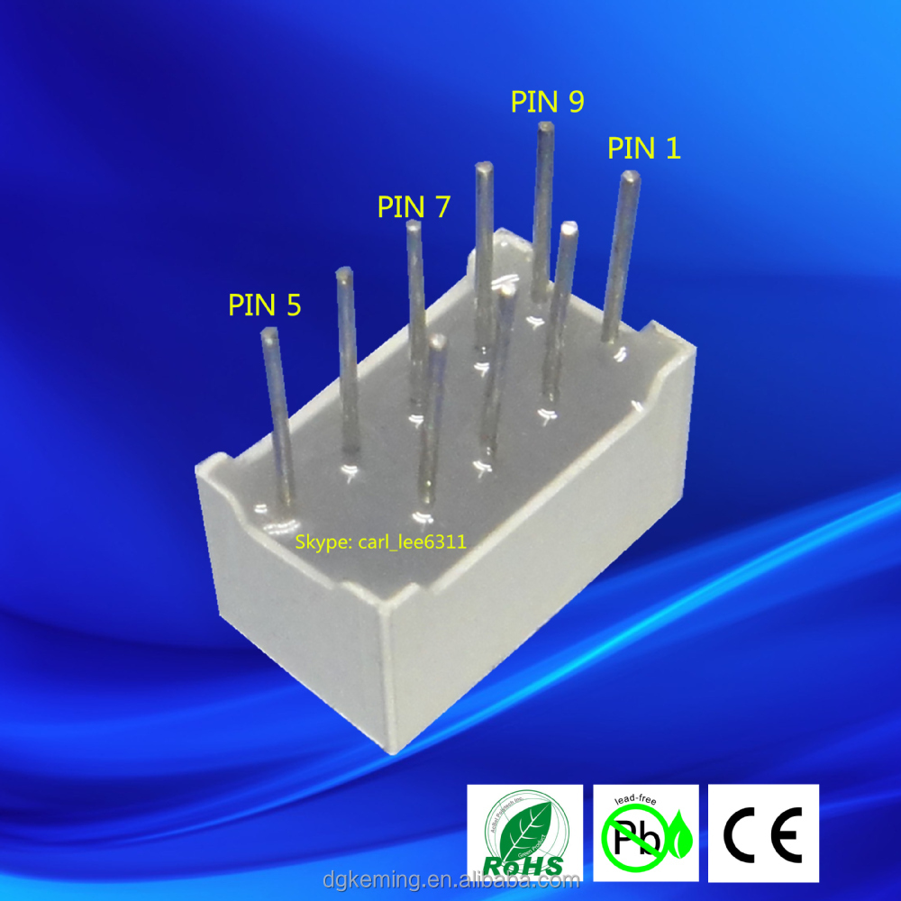 common anode/cathode 0.25 inch mini double 7 segment led display 2 digits