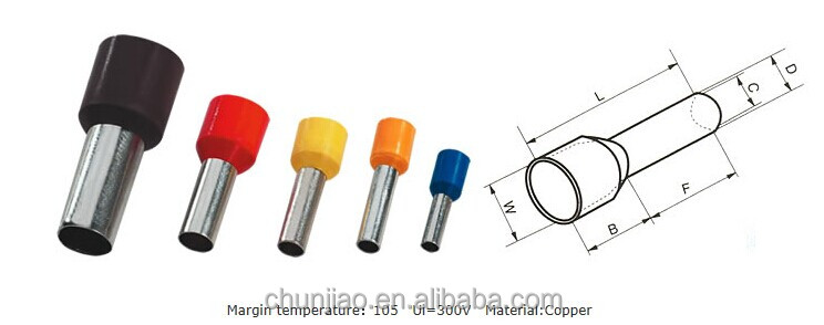 Termnal圧着パイプあらかじめ- の絶縁端子仕入れ・メーカー・工場