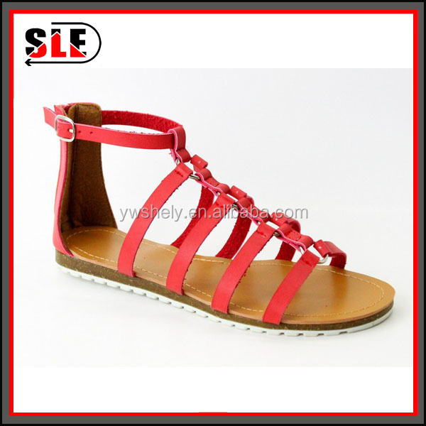 2016 ファッション夏レディー サンダル靴女性フラット サンダル仕入れ・メーカー・工場