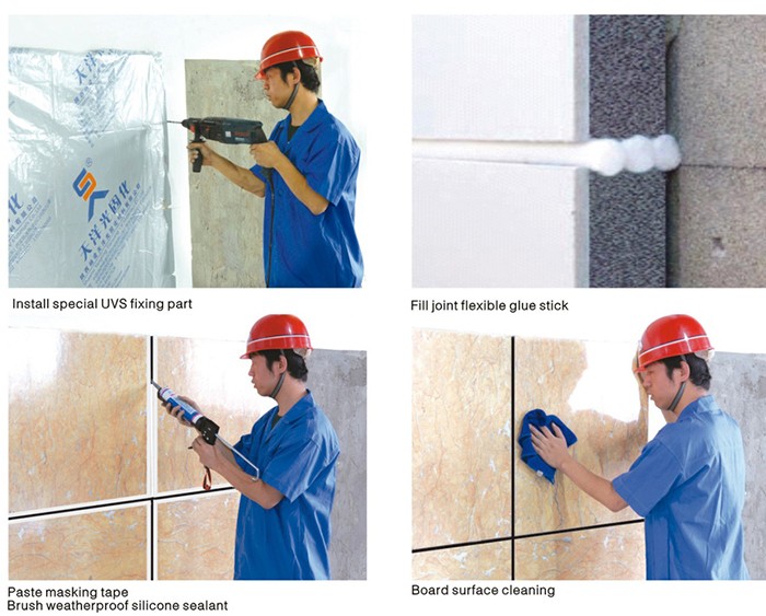 uvコーティング繊維セメントce証明書は、 壁パネルを絶縁 問屋・仕入れ・卸・卸売り