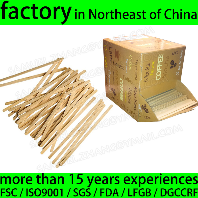 Fsc Certified Wooden Coffee Stirrer Dispenser Box Buy Coffee Stirrer