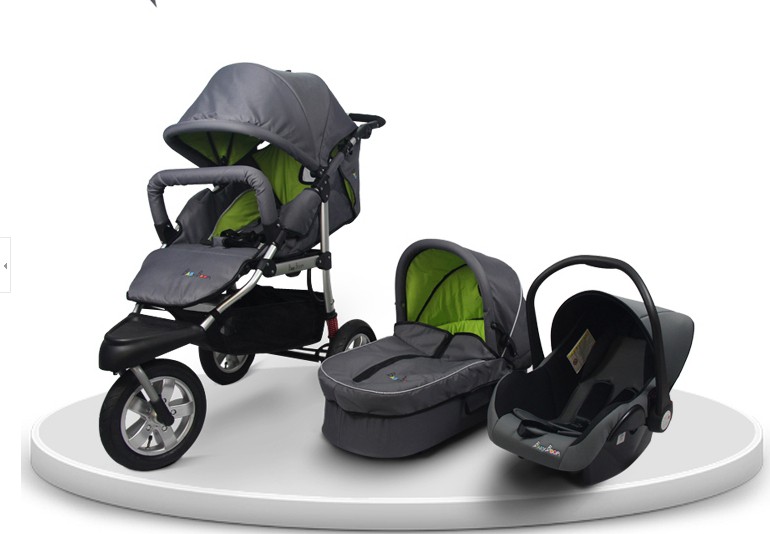 عربات الاطفال Popular-Baby-Pushchair-3-in-1-With