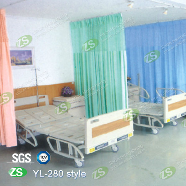 polyester flame retardant privacy hospital bed screen curtain