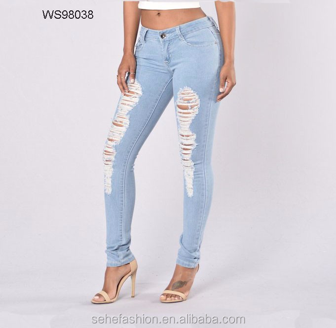 ice blue jeans for women