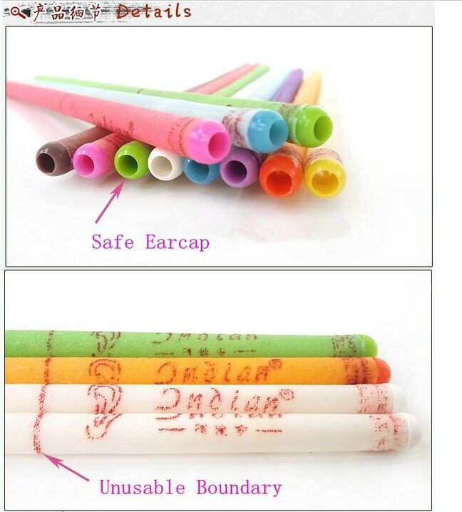 8 colors ear wax remover candle beeswax candles ear candles wholesale