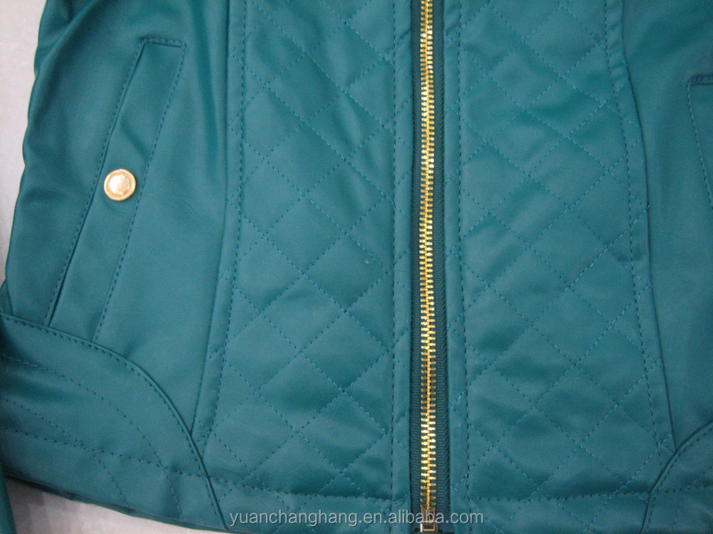 女性の革のジャケットの衣服は洗浄2015ファッション仕入れ・メーカー・工場