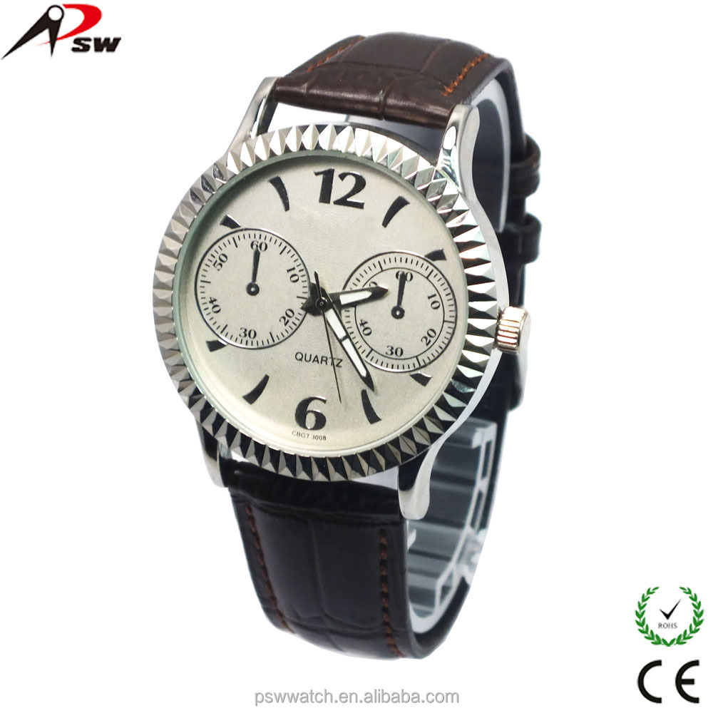 High-grade quartz watch lady day/date wrist watch cheap wrist watch