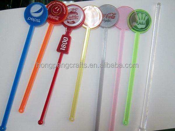 プラスチック製のコーヒーかくはん棒18cm/16cmカスタマイズされたロゴ問屋・仕入れ・卸・卸売り