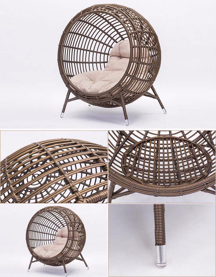 Creativa nido casa club piscina redonda de ratán sillón chaise ...