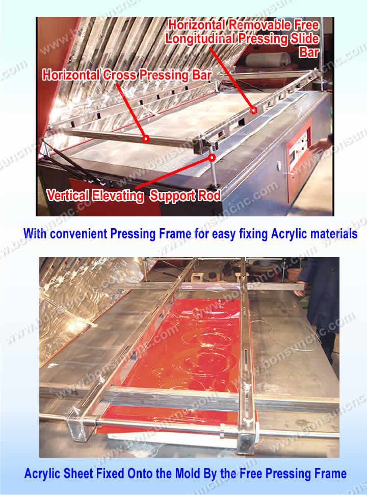 bonsun2014年最も熱い販売のアクリル用真空成形機bs13133d文字記号問屋・仕入れ・卸・卸売り