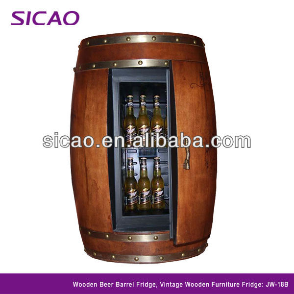 Wood Wine Barrel Refrigerator Furniture,Electric Barrel Cooler,Wine