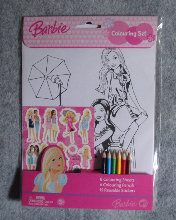 barbie drawing set