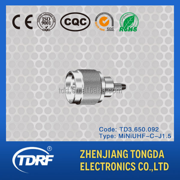 ミニ- uhf高周波同軸電気コネクタ、 ストリップコネクタ仕入れ・メーカー・工場
