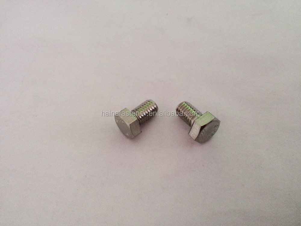 m6 stainless steel and carbon steel hex head screw, hex head