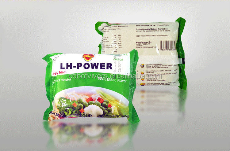2014 Newest Vegetables Flavor Instant Noodles 90g
