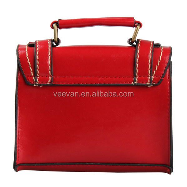 女性のハンドバッグの革赤、 puショルダーメッセンジャーバッグ、 2015女性のバッグの女性問屋・仕入れ・卸・卸売り