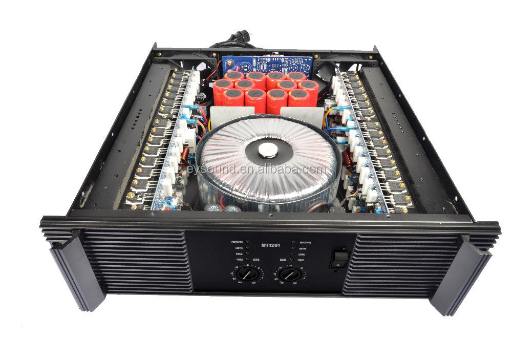 EYSOUNDPRO MT1201 - 2ohm Power Amplifier with Built-in Crossover