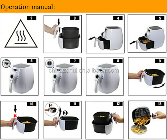ZEHUI Electric Peanut Baking Machine/AirFryer/Oil Free Fryer
