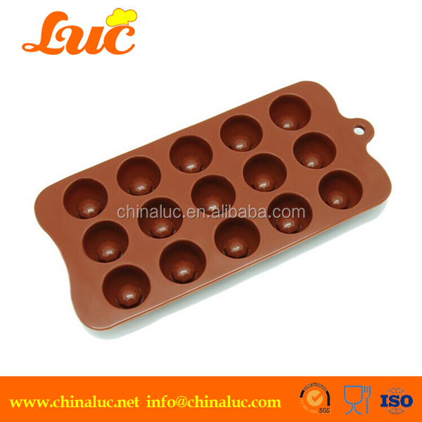 Wholesale Cake Decoration Mould for Cupcake Muffin Chocolate Silicone Baking Pan 6-Cavity Round Shape Silicone Baking Mould