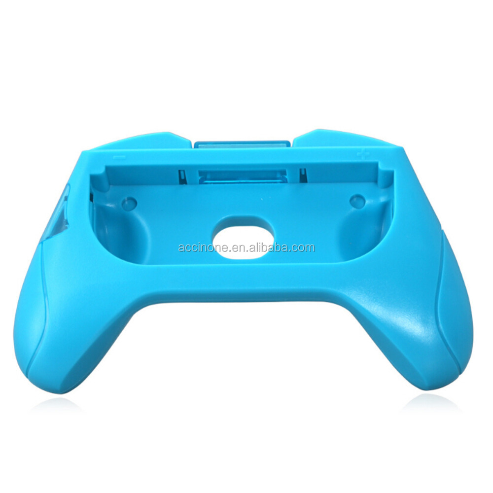 Nintendo Switch用ブルーレッド1セット左右ABSハンドグリップ