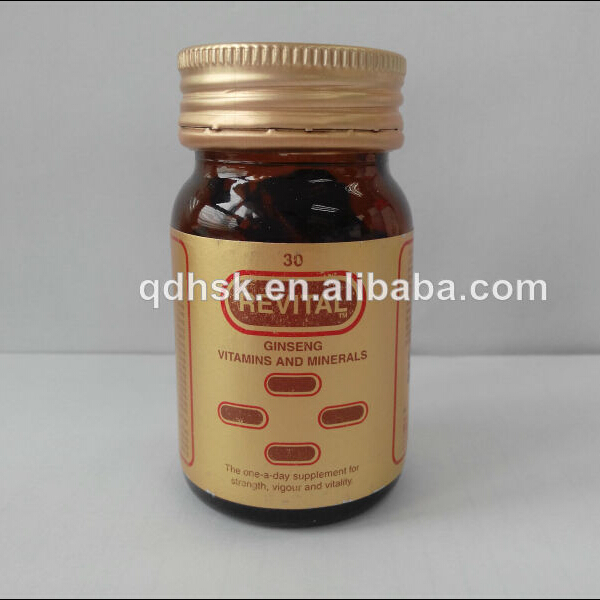 panax Ginseng soft capsule with vitamins and minerals