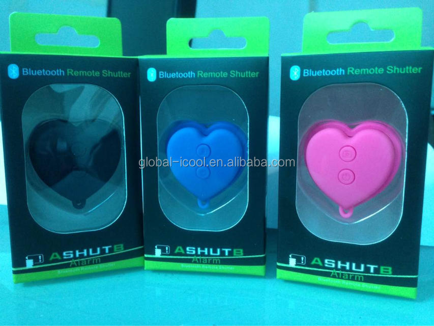 Newest heart Bluetooth Remote Co<em></em>ntrol Self-timer for iPod,iPhone,iPad,samsung,HTC,android phone問屋・仕入れ・卸・卸売り