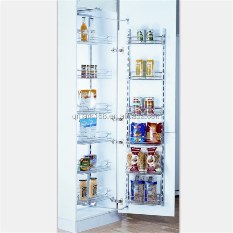 Metal Kitchen Cabinet Wire Pantry Organizerunit Basket Tall Unit