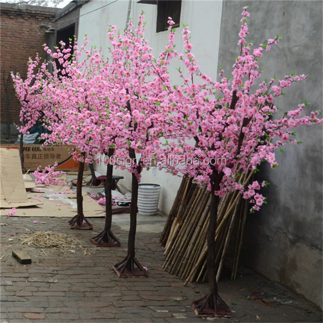 ツリーの結婚式ピンクの桜の花の人工的な木の家の装飾花のツリー仕入れ・メーカー・工場