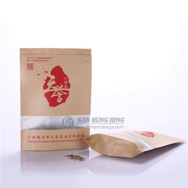 Environmentally Clear Window Kraft Paper Tea Bags