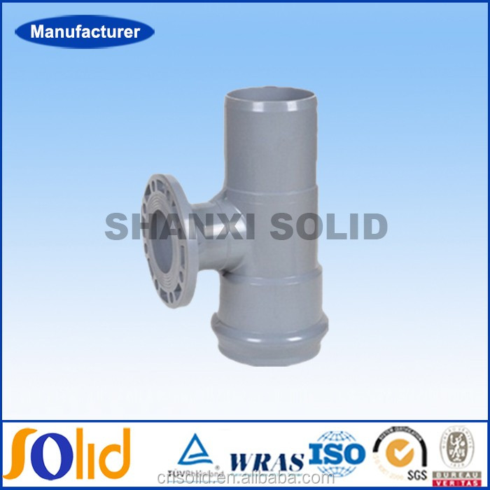 Rubber Ring Joint Pvc Flange Spigot Faucet Reducing Tee Buy Pvc Flange Spigot Faucet Reducing